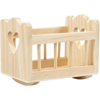 Creativ Company Wieg, l: 8 cm, b: 5,5 cm, 1 stuk