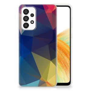 Samsung Galaxy A33 5G TPU Hoesje Polygon Dark