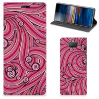 Sony Xperia 10 | Bookcase | Swirl Pink Sony Xperia 10 | Bookcase | Swirl Pink