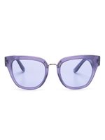 Dolce & Gabbana Eyewear lunettes de soleil à monture papillon - Violet - thumbnail