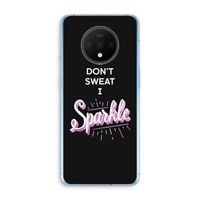 Sparkle quote: OnePlus 7T Transparant Hoesje