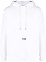 GCDS hoodie à logo imprimé - Blanc - thumbnail