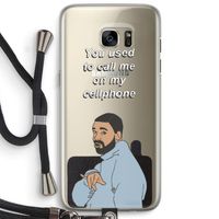 Hotline bling: Samsung Galaxy S7 Edge Transparant Hoesje met koord