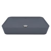 Creavit Ultra Keramische opbouw Wastafel - 60X40CM - mat basalt UL060-00BM00E-0000