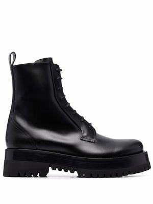 Valentino Garavani bottines à lacets - Noir
