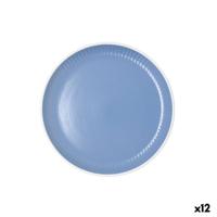 Dessertbord Bidasoa Moana Blauw Keramisch Ø 21,5 cm (12 Stuks)