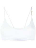 Jacquemus soutien-gorge Le Bandeau Pralu en maille - Bleu