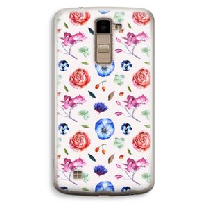 Bloemetjes: LG K10 (2016) Transparant Hoesje