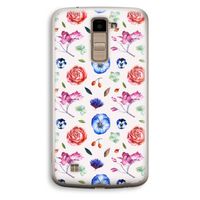 Bloemetjes: LG K10 (2016) Transparant Hoesje