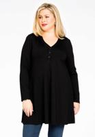 Yoek Tuniek wide bottom | Zwart | Maat 58/60
