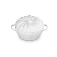 LE CREUSET - Halloween - Mini braadpan Pompoen 0,35l Wit