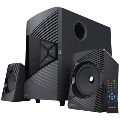 Creative SBS E2500 2.1 Bluetooth 2.1 PC-luidsprekers Bluetooth, Kabelgebonden, Digitaal 60 W Zwart