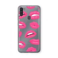 Bite my lip: Samsung Galaxy A11 Transparant Hoesje