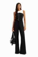 Lange jumpsuit - BLACK - XL - thumbnail