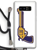 Pew Pew Pew: Samsung Galaxy Note 8 Transparant Hoesje met koord
