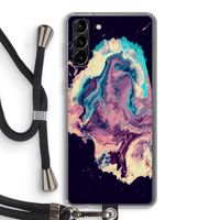 Cosmic Silence: Samsung Galaxy S21 Plus Transparant Hoesje met koord