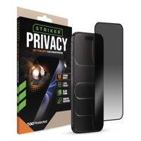Striker D3O Xtreme Impact Privacy Glass Screen Protector - Black Frame - Apple iPhone Air