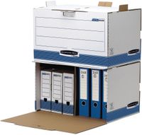 Bankers Box archiefdoos, formaat 54 x 32,5 x 37,5 cm, blauw - thumbnail