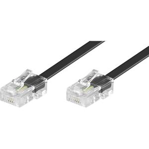 Basetech ISDN Aansluitkabel [1x RJ45-stekker 8p4c - 1x RJ45-stekker 8p4c] 3.00 m Zwart