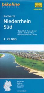 Fietskaart NRW08 Bikeline Radkarte Niederrhein Süd - Zuid | Esterbauer