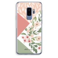 Sweet heaven geometrics: Samsung Galaxy S9 Plus Transparant Hoesje