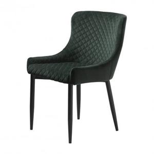 Nordic Home Milly eetkamerstoel velvet - groen