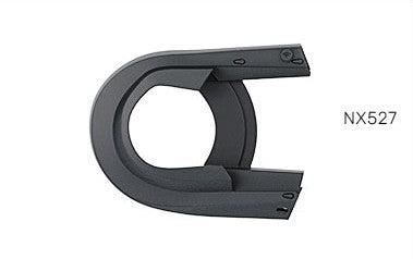 Hebie chainglider nexus 5 - fietskettingbeschermer voor 27 of 30 tands tandwiel - e-bike accessoire - zwart