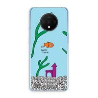 Aquarium: OnePlus 7T Transparant Hoesje