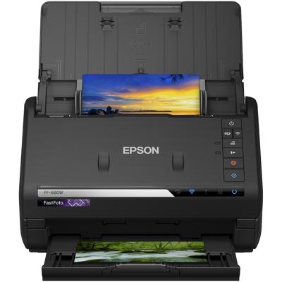 Epson FastFoto FF680W Scanner Zwart