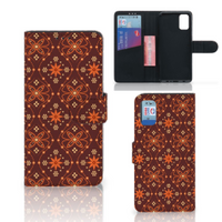 Samsung Galaxy A41 Telefoon Hoesje Batik Brown