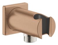 Wandaansluitbocht GROHE Rainshower Met Houder Vierkant, Warm Sunset Geborsteld