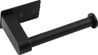 Cornat toiletrolhouder zwart - t364206