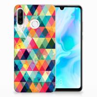 Huawei P30 Lite | TPU bumper | Geruit