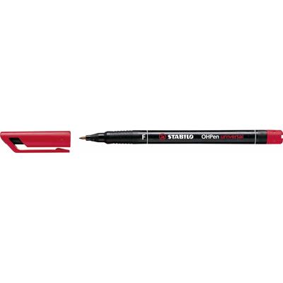 Permanente markeerstift Stabilo OHPen Rood 10 Onderdelen
