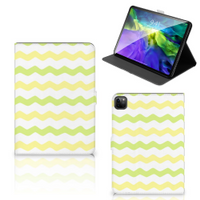 iPad Pro 11 2020/2021/2022 Tablet Hoes Waves Yellow - thumbnail