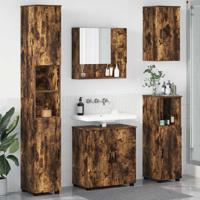 Badkamermeubelset 5 pcs Gerookt eiken 61 x 35 x 64 cm