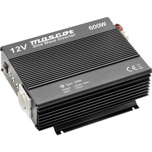 Mascot 2286 Omvormer 600 W 12 V/DC - 230 V/AC