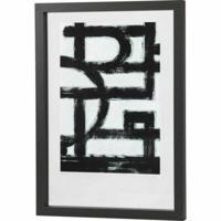 WOOOD fotolijst blake zwart 44 x 64 cm | 4 stuks