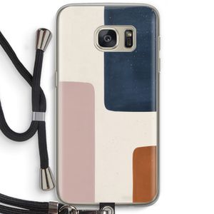 Geo #5: Samsung Galaxy S7 Transparant Hoesje met koord