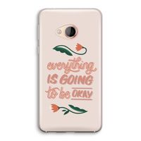 Optimistic flower girl: HTC U Play Transparant Hoesje