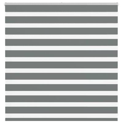VidaXL Zebra rolgordijn 150x100 cm stofbreedte 145,9 cm donkergrijs