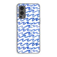 Blauwe golven: OnePlus Nord 2 5G Transparant Hoesje