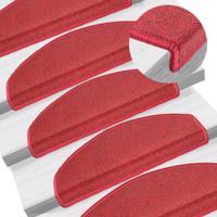 VidaXL Trapmatten 10 st 65x24x4 cm bordeauxrood VidaXL Trapmatten 10 st 65x24x4 cm bordeauxrood