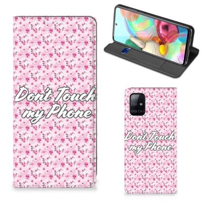 Samsung Galaxy A71 Design Case Flowers Pink DTMP Samsung Galaxy A71 Design Case Flowers Pink DTMP
