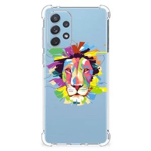 Samsung Galaxy A73 Stevig Bumper Hoesje Lion Color