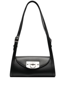 Durazzi Milano sac porté épaule en cuir à fermoir à loquet - Noir