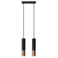 Hanglamp LOOPEZ 2 zwart/koper