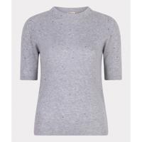 Esqualo - Grijs | Dames | Trui | Grijs | XL | regular | Kamst mode
