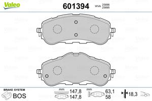 Valeo Remblokset 601394