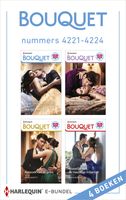 Bouquet e-bundel nummers 4221 - 4224 - Maisey Yates, Melanie Milburne, Kate Hewitt, Pippa Roscoe - ebook